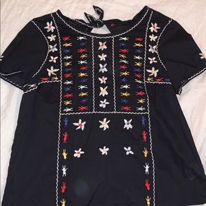 Madewell Tie Back Shirt. Never worn. - M